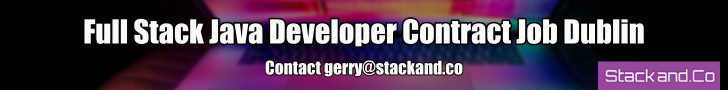 Java Developer Contract Job Dublin Ireland